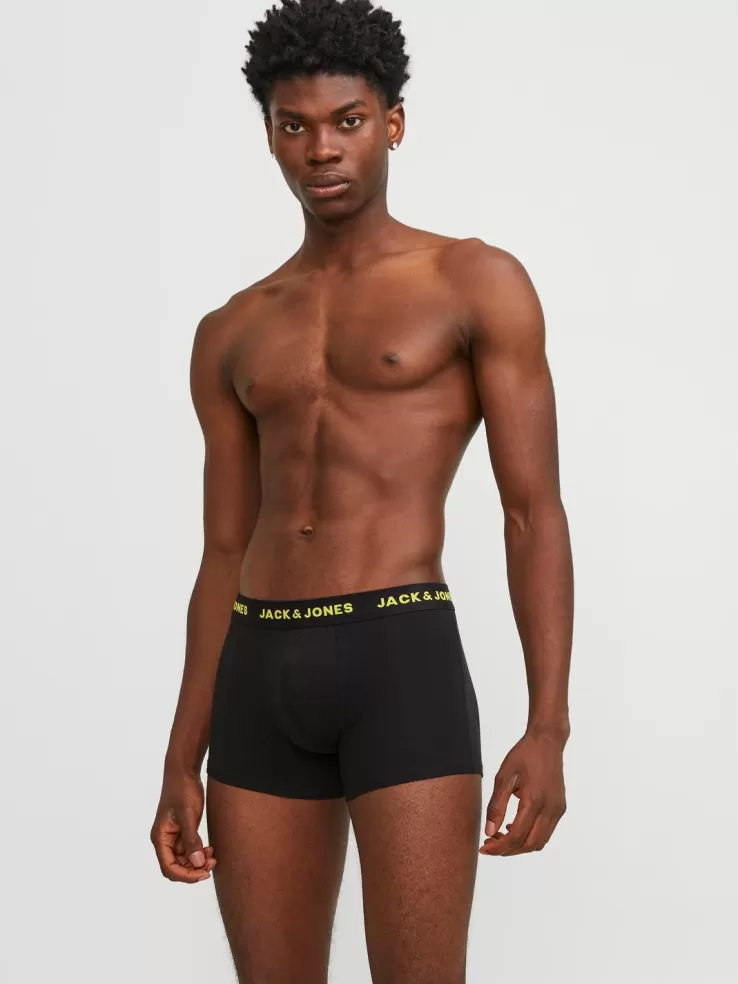 Best Sale JACK & JONES 5-pack Trunks Black