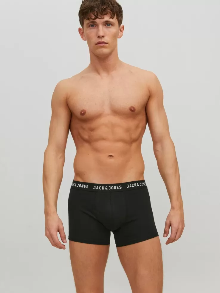 Cheap JACK & JONES 2-pack Trunks Black