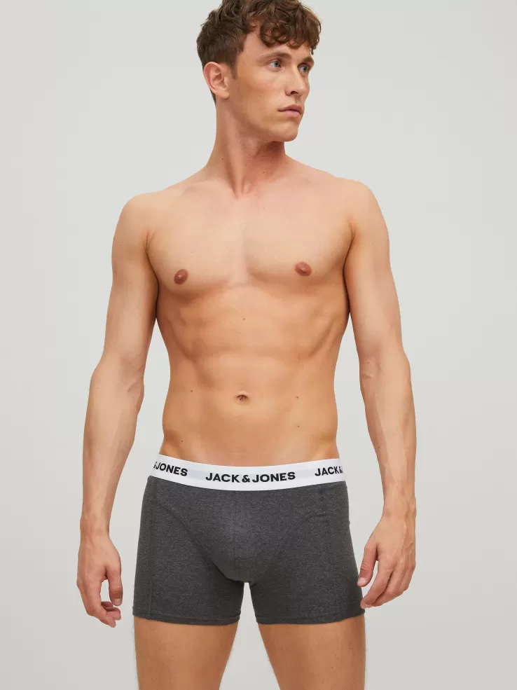 Best JACK & JONES 5-pack Trunks Grey