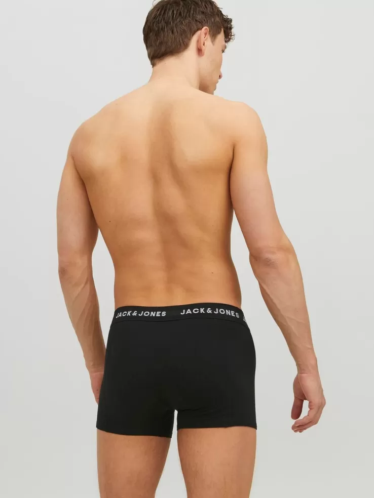 Best Sale JACK & JONES 5-pack Trunks Black