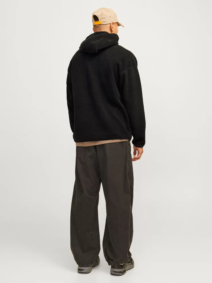 Best JACK & JONES Plain Fleece sweatshirt Black