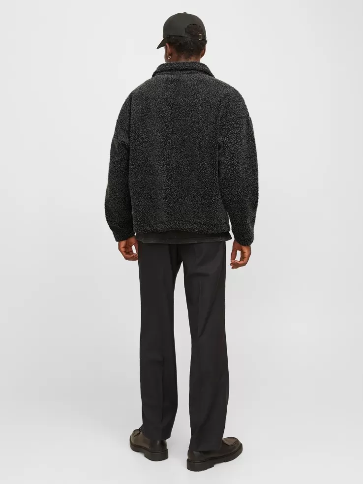 Best JACK & JONES Plain Fleece sweatshirt Black