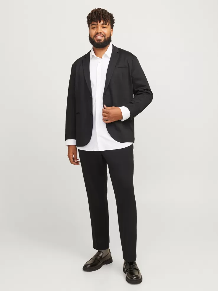 Best Sale JACK & JONES Plus Size Slim Fit Suit Black