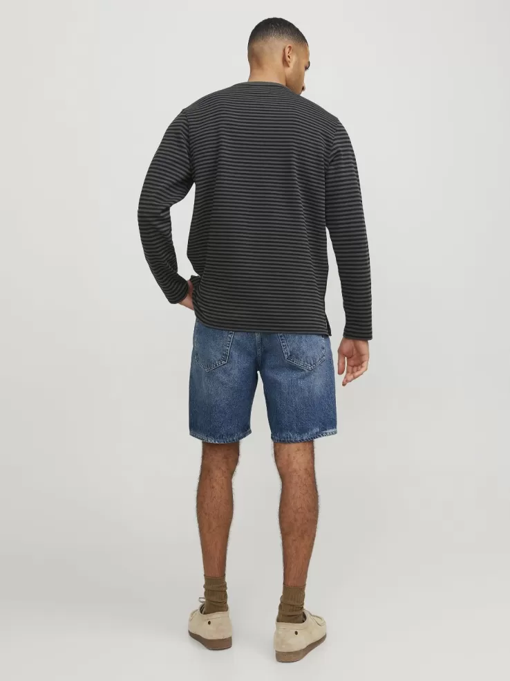 Hot JACK & JONES RDD Relaxed Fit Denim shorts Blue