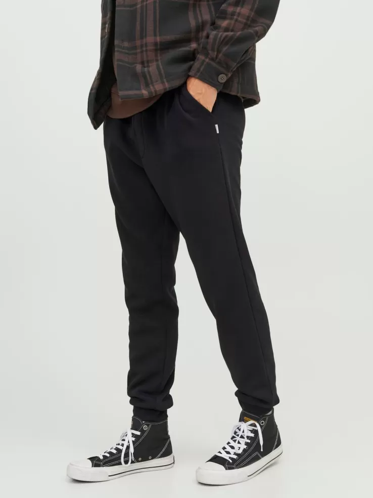 Best JACK & JONES Regular Fit Sweatpants Black