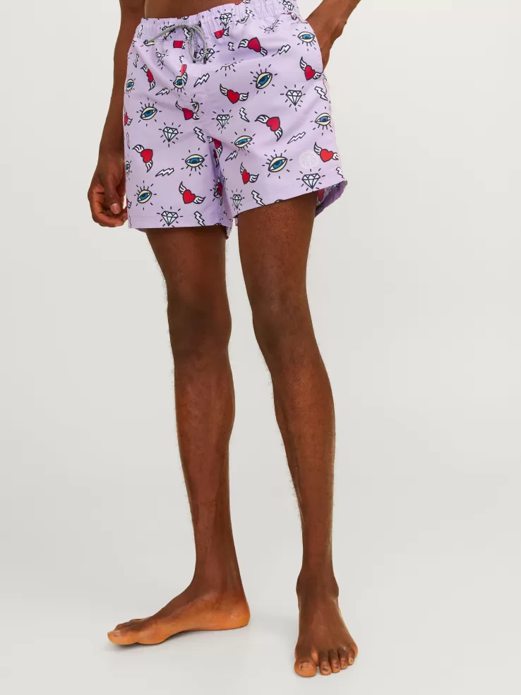 Best JACK & JONES Regular Fit Swim short Purple