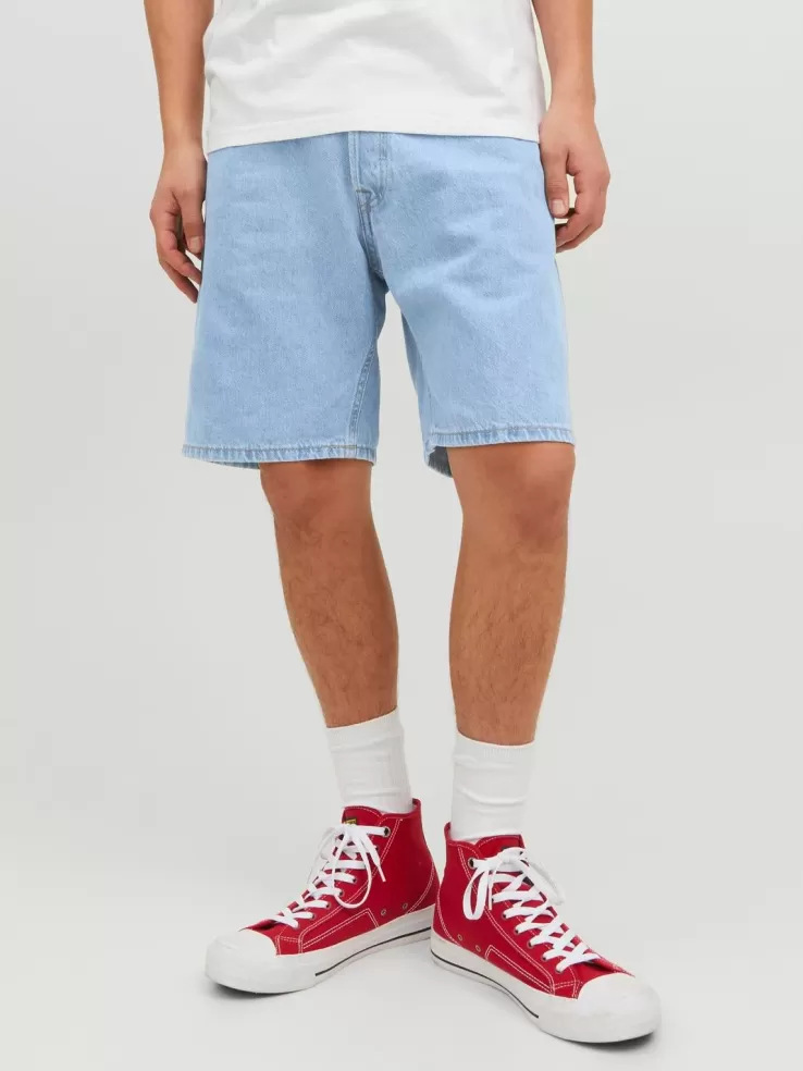 Discount JACK & JONES Relaxed Fit Denim shorts Blue