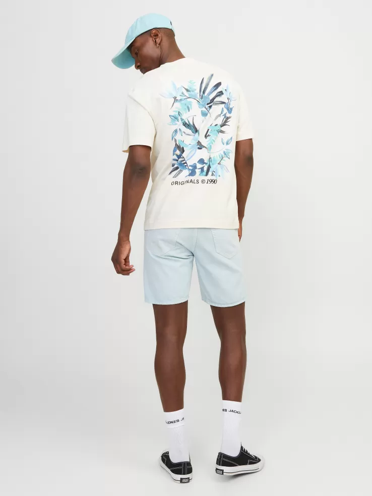 Hot JACK & JONES Relaxed Fit Denim shorts Blue