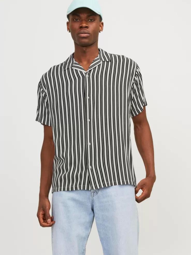 Best JACK & JONES Relaxed Fit Resort shirt Black