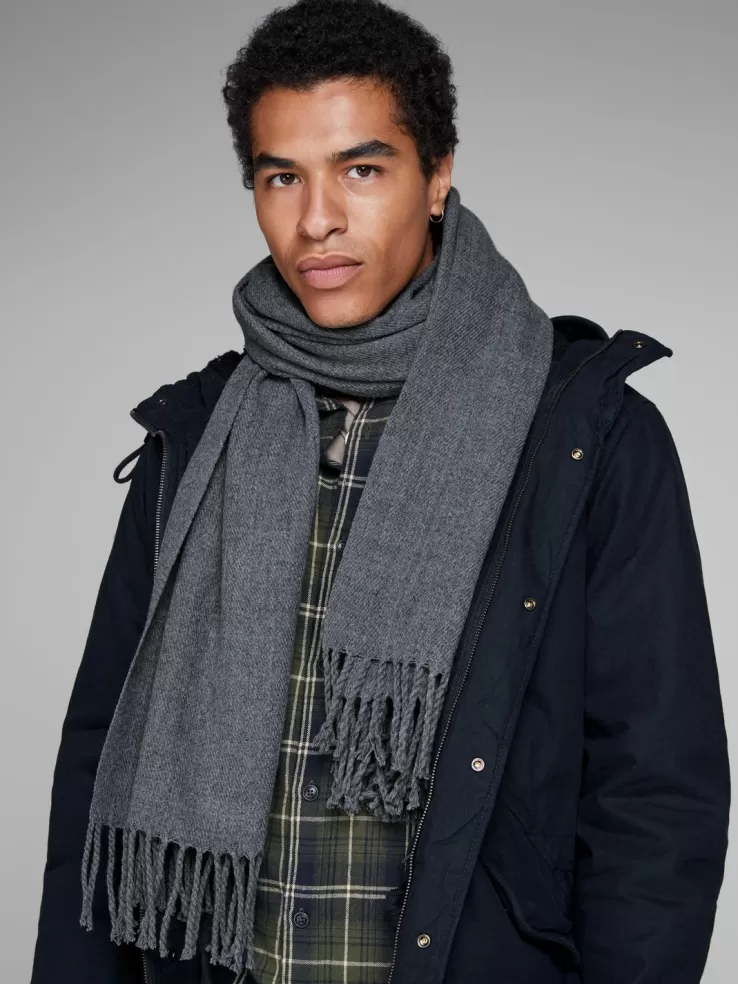 Cheap JACK & JONES Scarf Grey