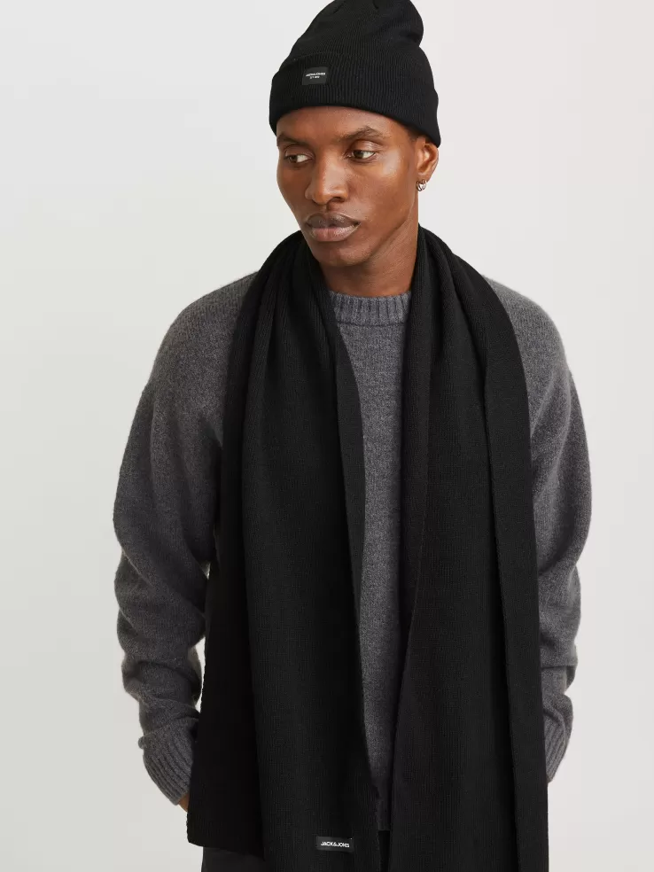Flash Sale JACK & JONES Scarf Black