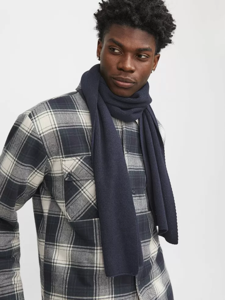 Best Sale JACK & JONES Scarf Blue