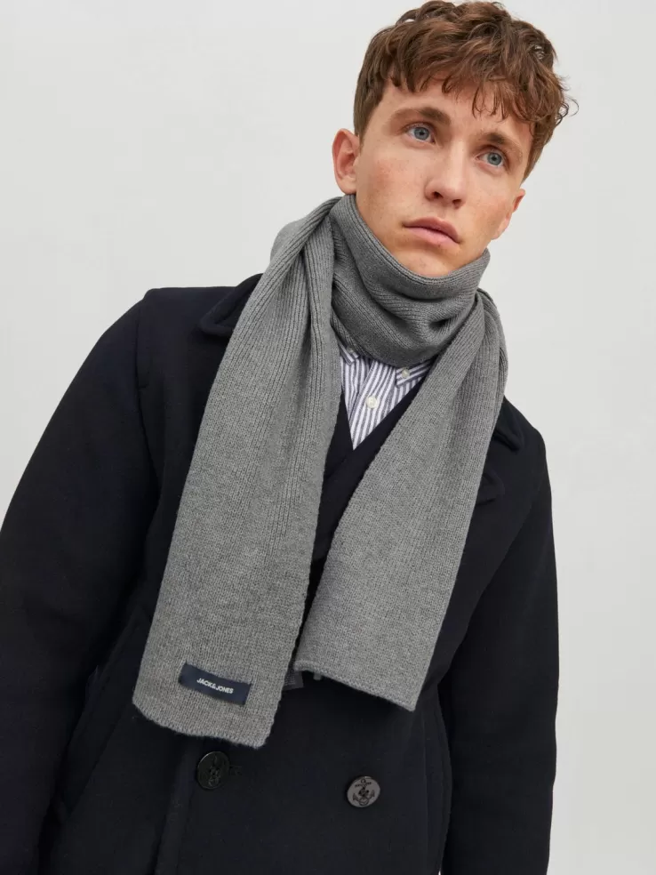 Discount JACK & JONES Scarf Grey