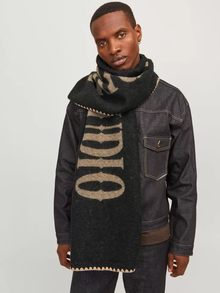 Cheap JACK & JONES Scarf Black