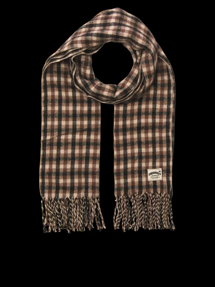 Fashion JACK & JONES Scarf Brown