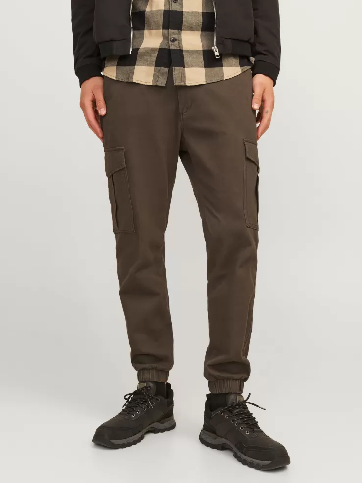 Fashion JACK & JONES Slim Fit Cargo trousers Brown