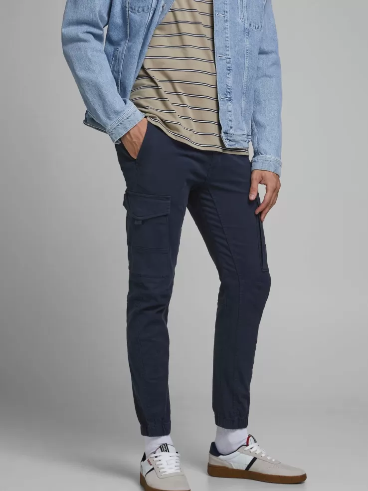 Best JACK & JONES Slim Fit Cargo trousers Blue