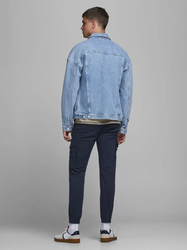 Best JACK & JONES Slim Fit Cargo trousers Blue