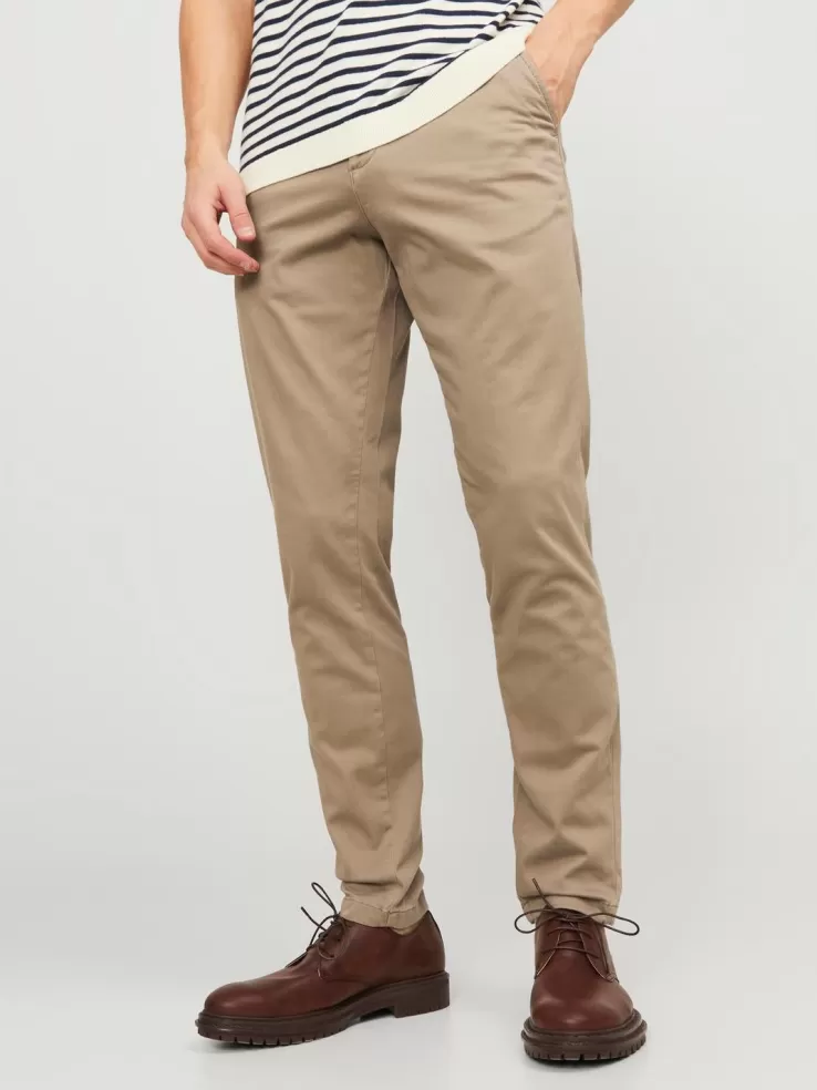 Best JACK & JONES Slim Fit Chino pants Beige