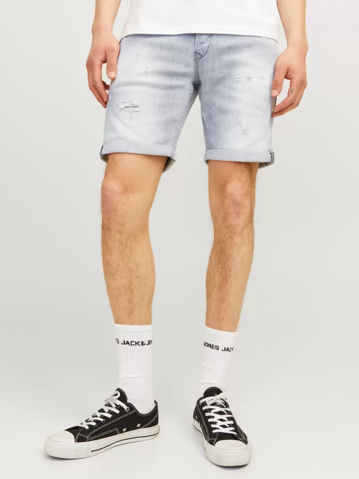 Online JACK & JONES Slim Fit Denim shorts Grey