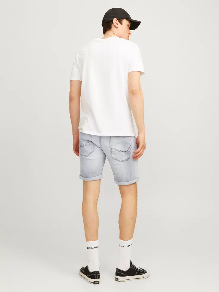 Online JACK & JONES Slim Fit Denim shorts Grey