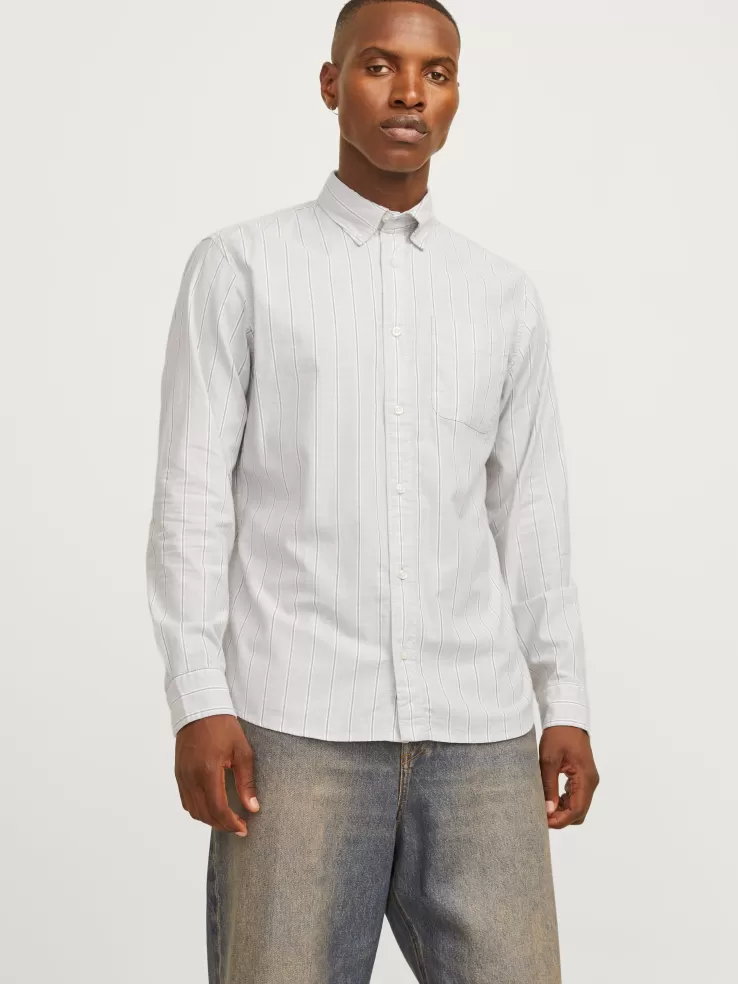 Best JACK & JONES Slim Fit Dress shirt Grey