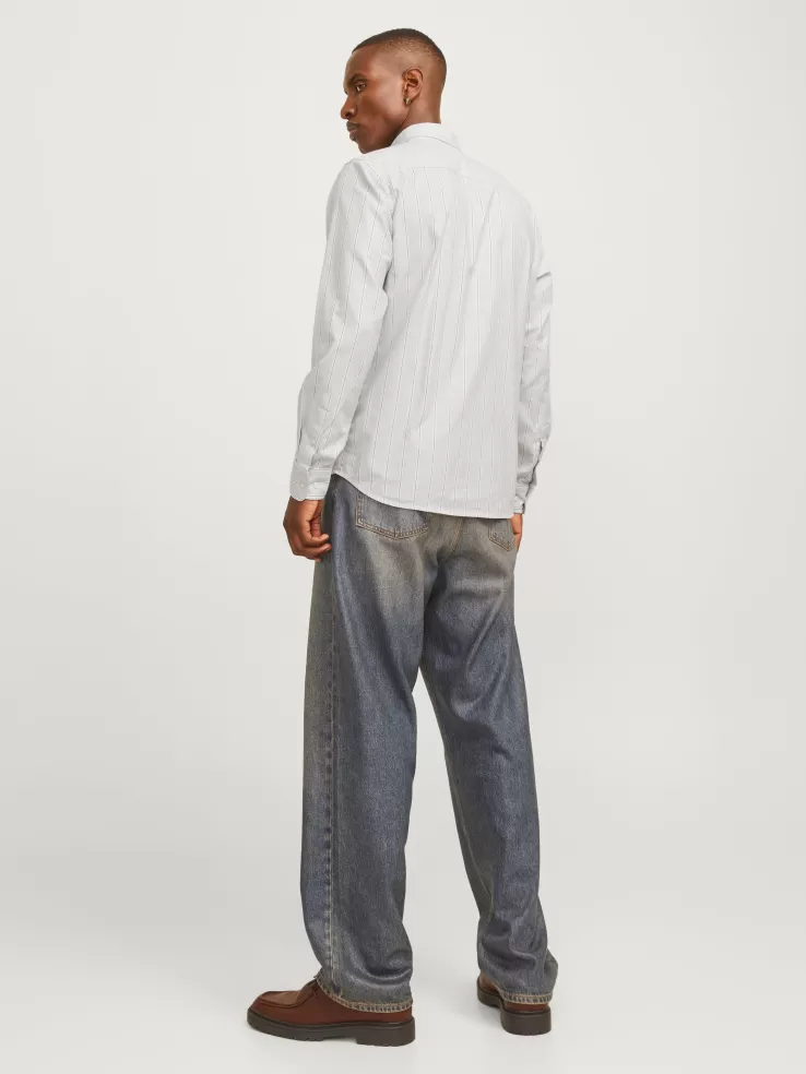 Best JACK & JONES Slim Fit Dress shirt Grey