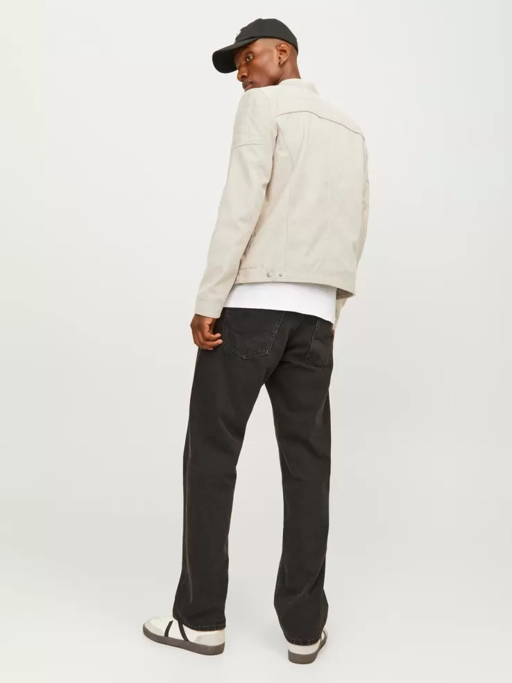 Online JACK & JONES Synthetic suede jacket Beige