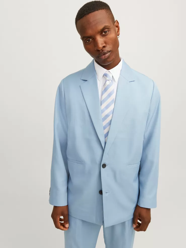 Best Sale JACK & JONES Tie Blue
