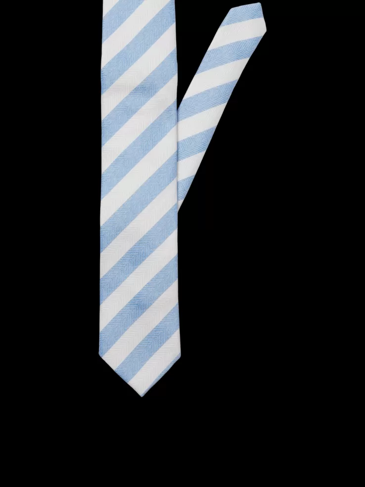 Best Sale JACK & JONES Tie Blue
