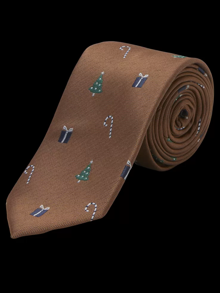 Discount JACK & JONES X-mas Tie Orange